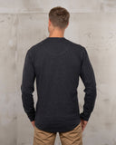 1927 Henley Shirt long sleeve iron grey  Pike Brothers