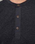 1927 Henley Shirt long sleeve iron grey  Pike Brothers
