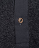 1927 Henley Shirt long sleeve iron grey  Pike Brothers