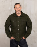 1943 CPO Shirt Moleskin moss Pike Brothers
