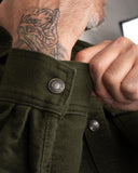 1943 CPO Shirt Moleskin moss Pike Brothers