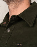 1943 CPO Shirt Moleskin moss Pike Brothers