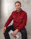1943 CPO Shirt Moleskin dark red Pike Brothers