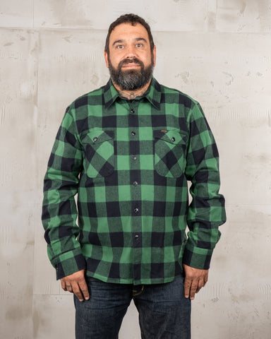 1943 CPO Shirt Buffalo green flannel Pike Brothers