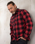 1937 Roamer Shirt red check flannel Pike Brothers