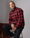 1937 Roamer Shirt red check flannel Pike Brothers