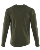 1927 Henley Shirt long sleeve Mojave green Pike Brothers