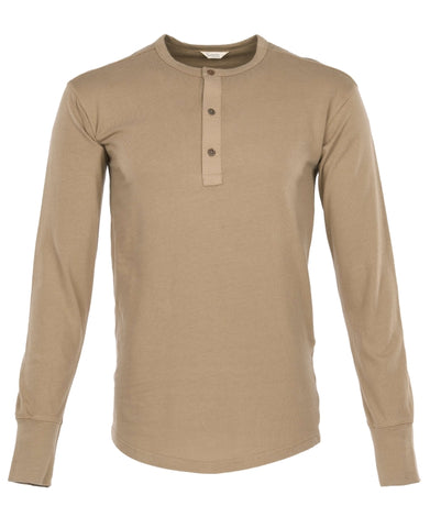 1927 Henley Shirt long sleeve Mojave beige  Pike Brothers