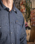 1952 Rider Shirt Japanese 9oz indigo Pike Brothers