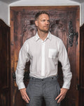1947 Albatros Shirt white chambray Pike Brothers