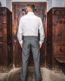 1947 Albatros Shirt white chambray Pike Brothers