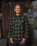 1943 CPO Shirt Logan green Pike Brothers