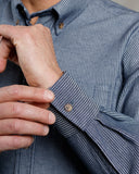 1932 Surveyor Shirt Boltacco Blue Pike Brothers