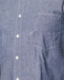 1937 Roamer Shirt Short Sleeve Blue Chambray