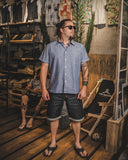 1937 Roamer Shirt Short Sleeve Blue Chambray