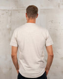 1927 Henley Shirt short sleeve ecru melange Pike Brothers