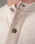 1927 Henley Shirt short sleeve oatmeal Pike Brothers