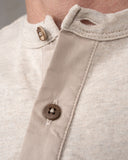 1927 Henley Shirt short sleeve oatmeal Pike Brothers