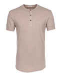 1927 Henley Shirt short sleeve oatmeal Pike Brothers