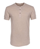 1927 Henley Shirt short sleeve oatmeal Pike Brothers