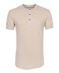 1927 Henley Shirt short sleeve oatmeal Pike Brothers