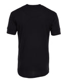 1927 Henley Shirt short sleeve faded black Pike Brothers