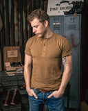 1927 Henley Shirt short sleeve Mojave brown Pike Brothers