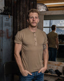 1927 Henley Shirt short sleeve Mojave beige Pike Brothers