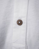 1927 Henley Shirt Short Sleeve Pure White Pike Brothers