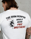 1969 Sports Tee Grim Reaper White Pike Brothers
