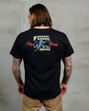 1969 Sports Tee No Monkey Business Black Pike Brothers