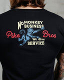 1969 Sports Tee No Monkey Business Black Pike Brothers