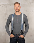 1937 Heavy Duty Braces blue  Pike Brothers