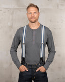 1937 Heavy Duty Braces blue  Pike Brothers