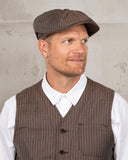 1928 Newsboy Cap Alameda brown Pike Brothers