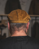 1928 Newsboy Cap goliath cord mustard Pike Brothers