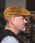 1928 Newsboy Cap goliath cord mustard Pike Brothers