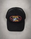 1972 Trucker Cap No Monkey Business Black Pike Brothers