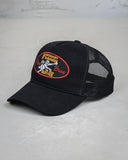 1972 Trucker Cap No Monkey Business Black Pike Brothers