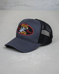 1972 Trucker Cap No Monkey Business Petrol Pike Brothers