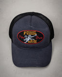 1972 Trucker Cap No Monkey Business Petrol Pike Brothers