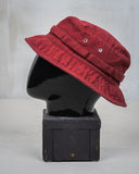 1966 Boonie Hat Moleskin Dark Red Pike Brothers