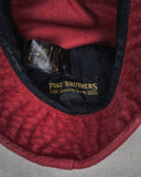 1966 Boonie Hat Moleskin Dark Red Pike Brothers