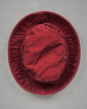 1966 Boonie Hat Moleskin Dark Red Pike Brothers