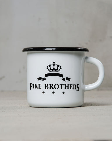 1951 Pike Brothers Enamel Mug white