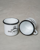 1951 Pike Brothers Enamel Mug white
