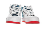 Classic 50s sneakers India & White - White Red Outsole