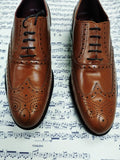 Classic brown oxford shoes