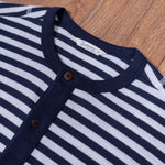 1927 Henley Shirt long sleeve Norfolk blue Pike Brothers