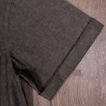 1937 Roamer Shirt Short Sleeve charcoal grey Pike Brothers
